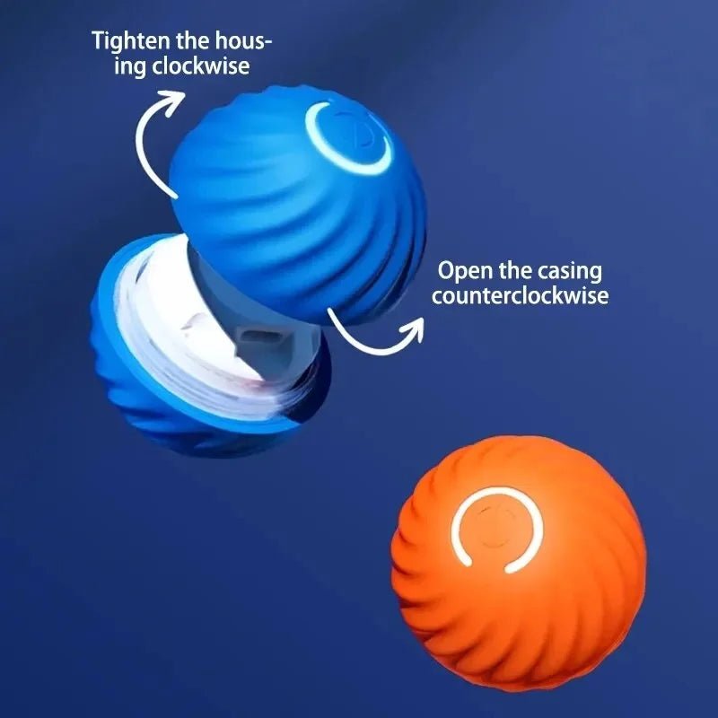 Interactive Dog Toy Ball - Smart USB Rechargeable Bouncing Ball for Active Dogs - Meterpet
