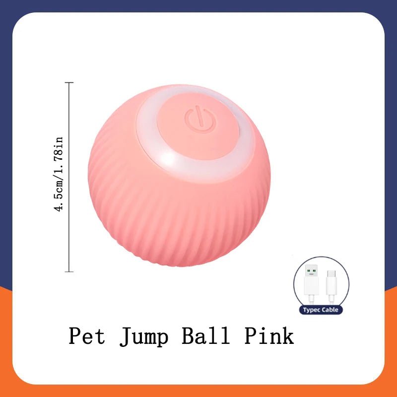 Interactive Dog Toy Ball - Smart USB Rechargeable Bouncing Ball for Active Dogs - Meterpet