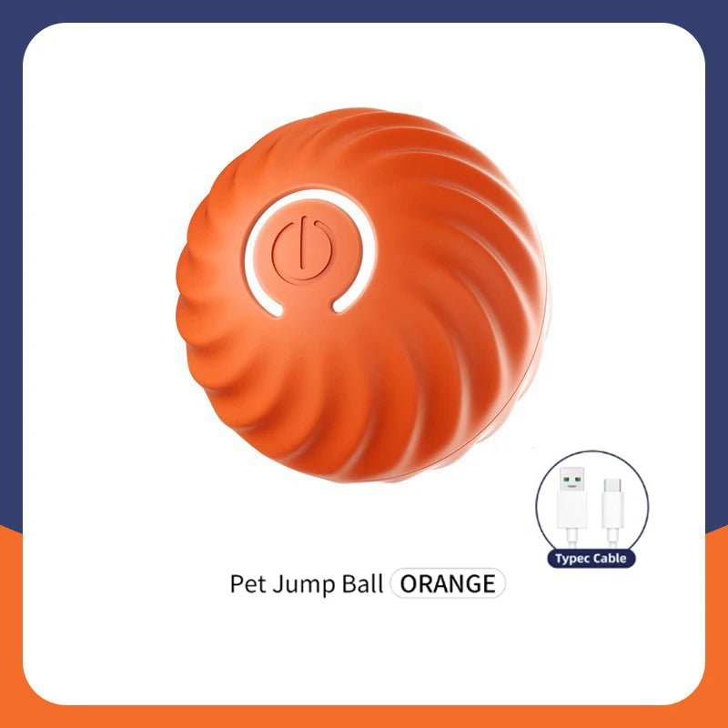 Interactive Dog Toy Ball - Smart USB Rechargeable Bouncing Ball for Active Dogs - Meterpet