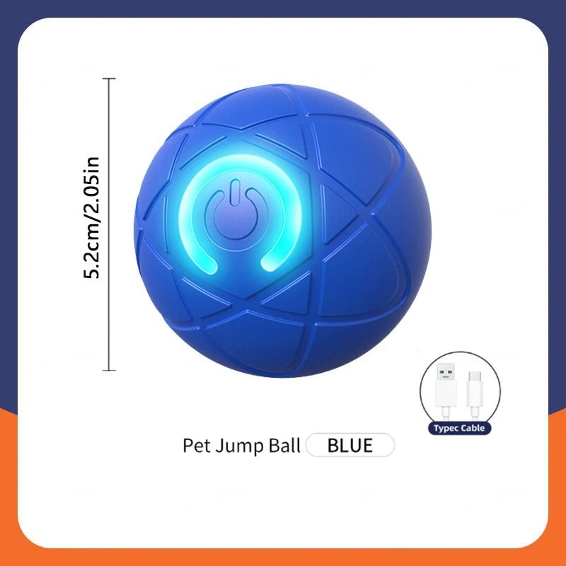Interactive Dog Toy Ball - Smart USB Rechargeable Bouncing Ball for Active Dogs - Meterpet