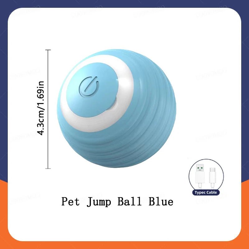 Interactive Dog Toy Ball - Smart USB Rechargeable Bouncing Ball for Active Dogs - Meterpet