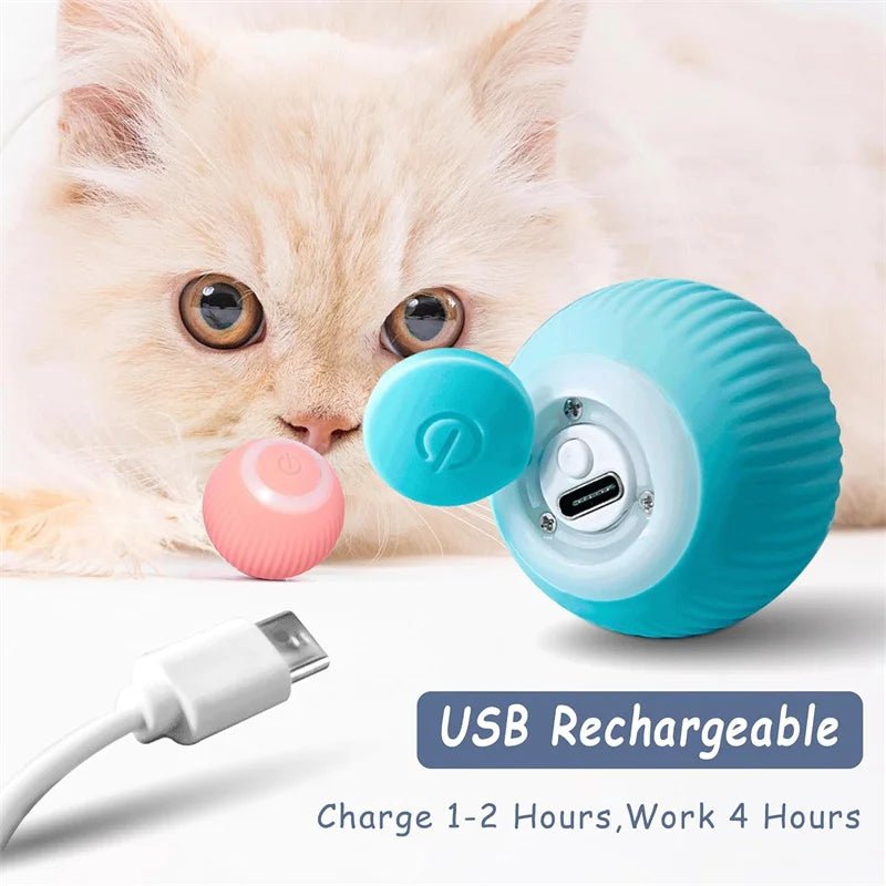 Interactive Dog Toy Ball - Smart USB Rechargeable Bouncing Ball for Active Dogs - Meterpet