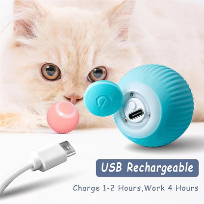 Interactive Dog Toy Ball - Smart USB Rechargeable Bouncing Ball for Active Dogs - Meterpet