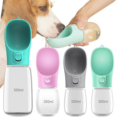 Portable Dog Water Bottle and Food Feeder – 2 - in - 1 Leakproof Hydration Solution - Meterpet