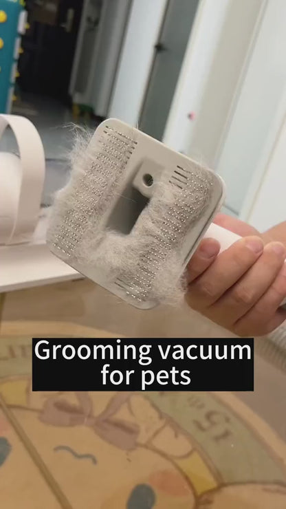 8 In 1 Pet Grooming Vacuum For Dogs - Low Noise Trimmer, Dryer, and Efficient Suction Cleaner