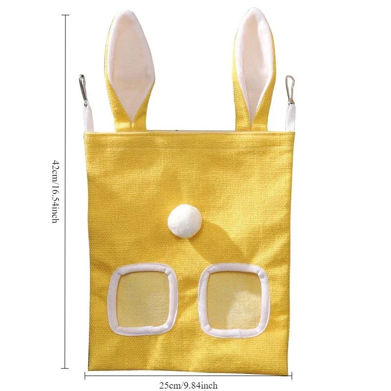 Rabbit Hay Feeder Hanging Pouch - Durable and Space - Saving - Meterpet