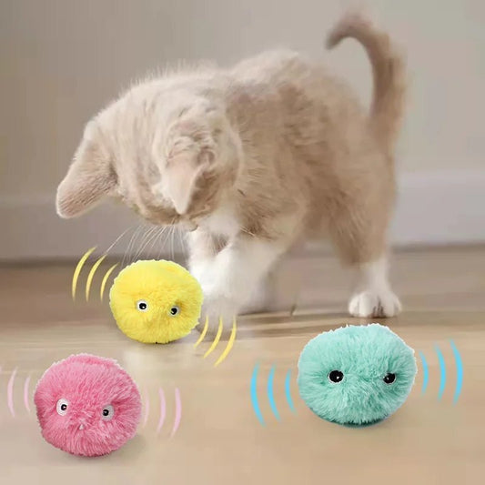 Smart Interactive Plush Catnip Toy is a USB Rechargeable Fun with Motion Activation for Cats - Meterpet
