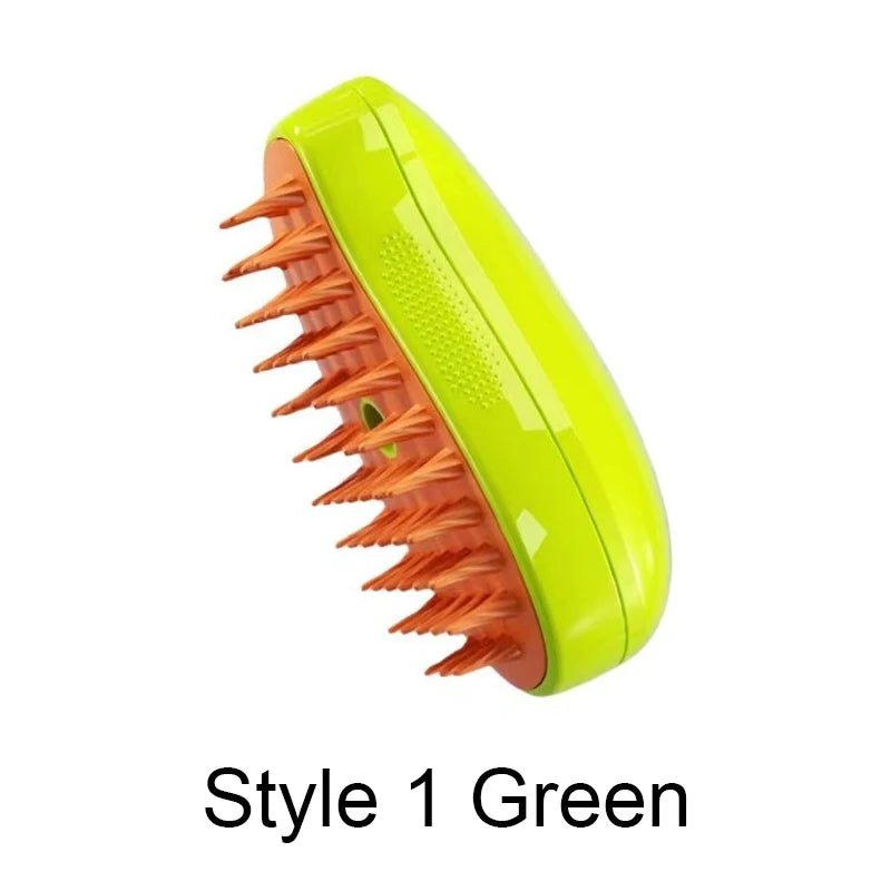 Steamy Brush Electric Spray Cat Hair Brush - Ultimate Grooming Experience - Meterpet