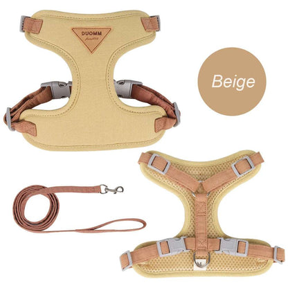 Stylish Pet Harness and Leash Set for Small Dogs and Cats - Meterpet