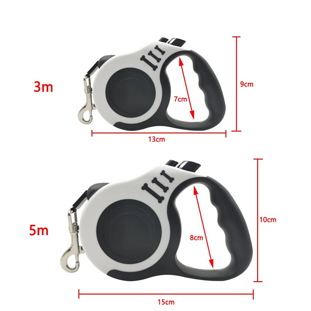 Tangle - Free Dog Leash - Long, Durable and Ergonomic Retractable Leash for All Dog Sizes - Meterpet