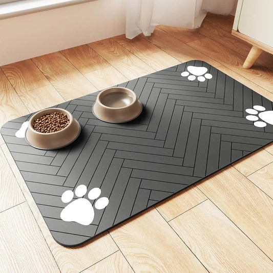 Waterproof Pet Feeding Mat - Non - Slip, Easy to Clean for Dogs and Cats - Meterpet